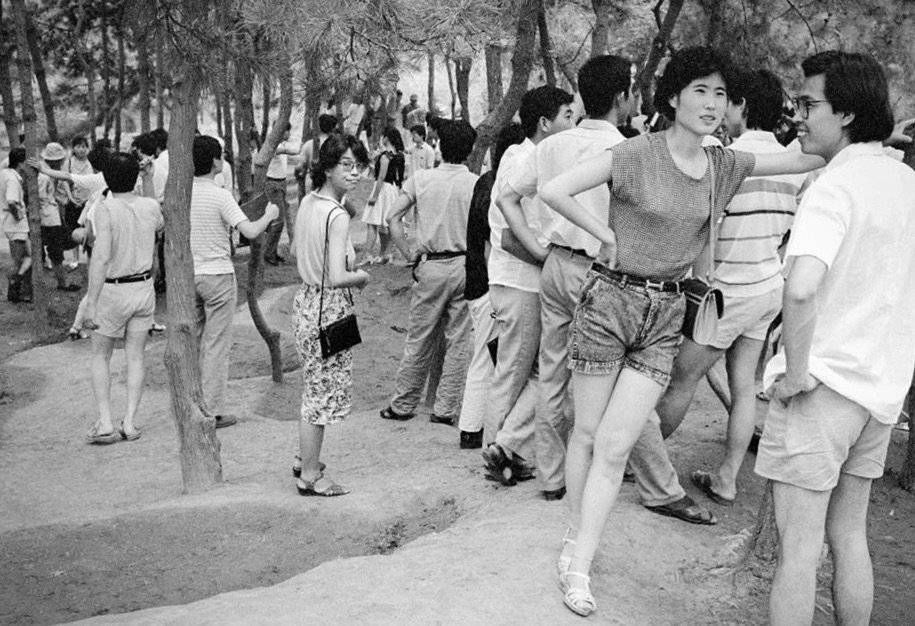 English Corner, Beijing, 1985 