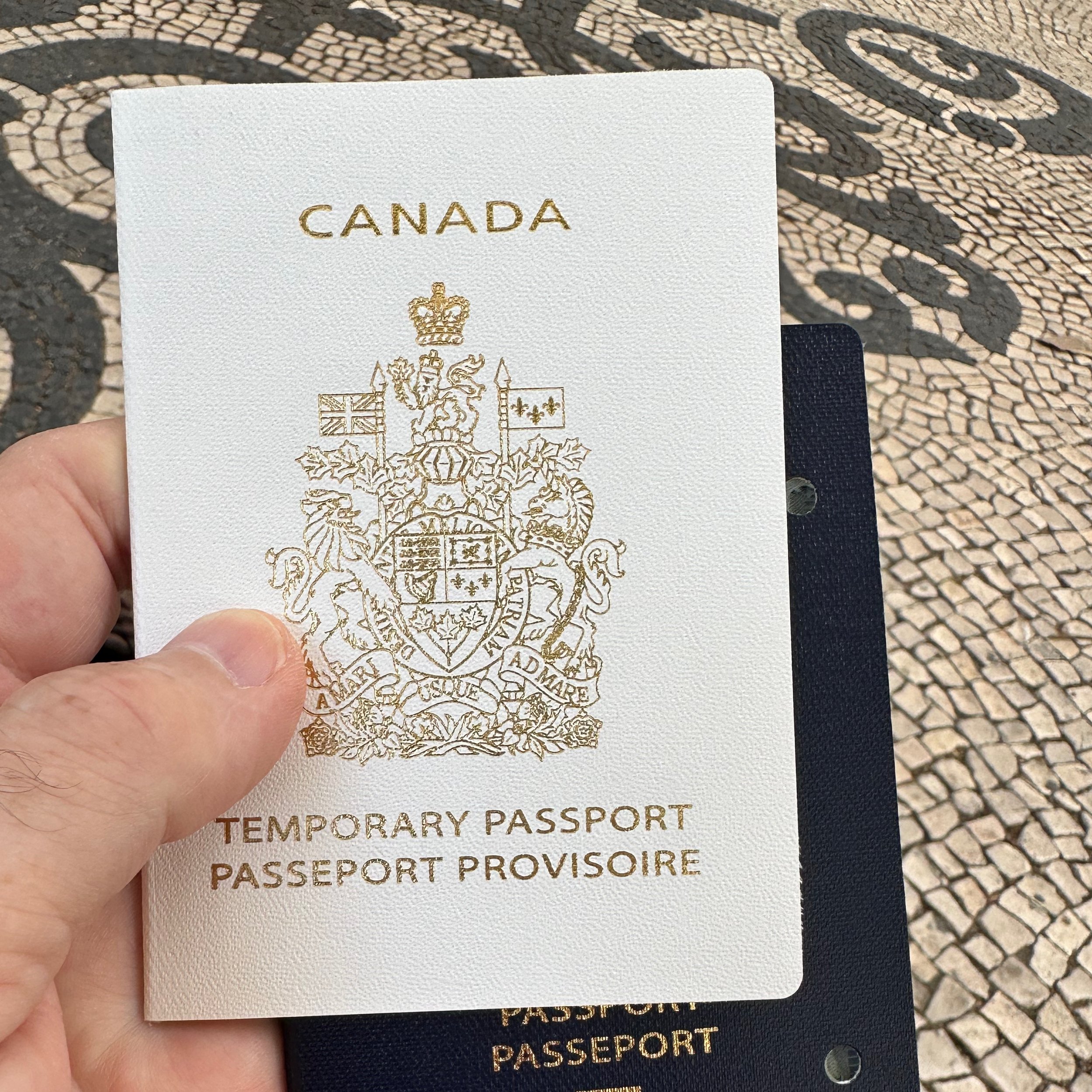 PJ's rare temporary passport