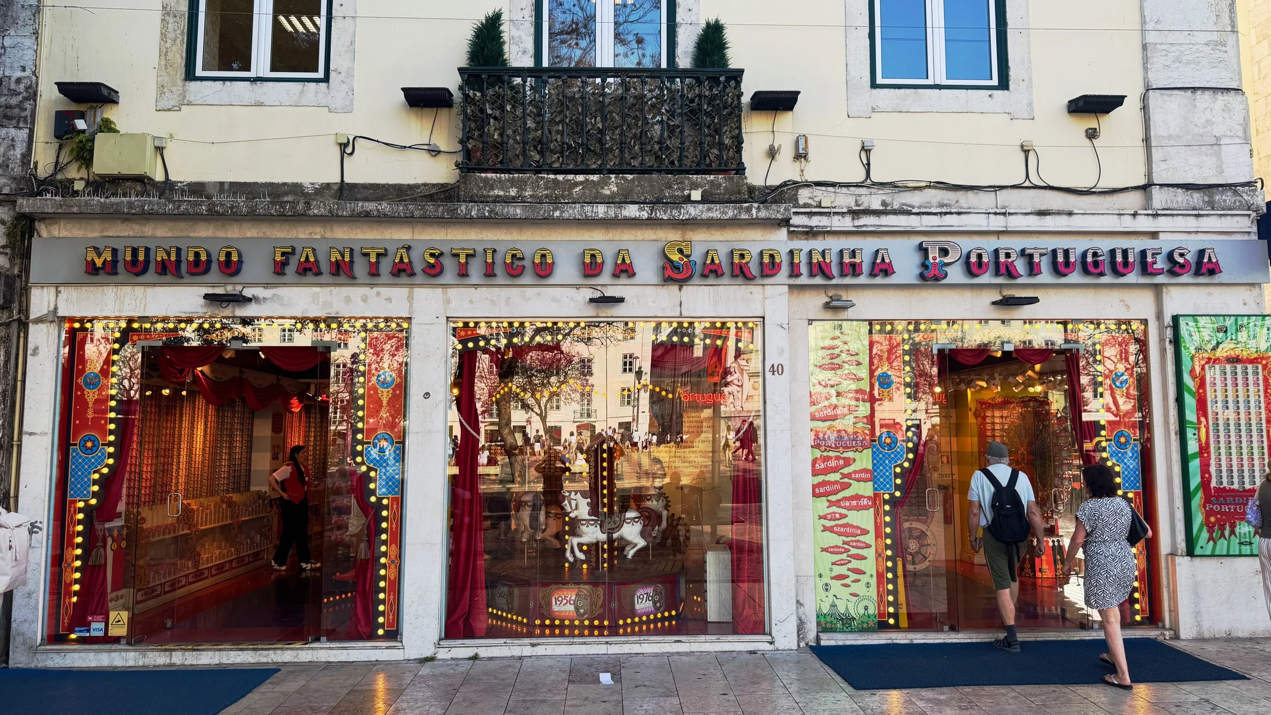 The sardine store for tourists