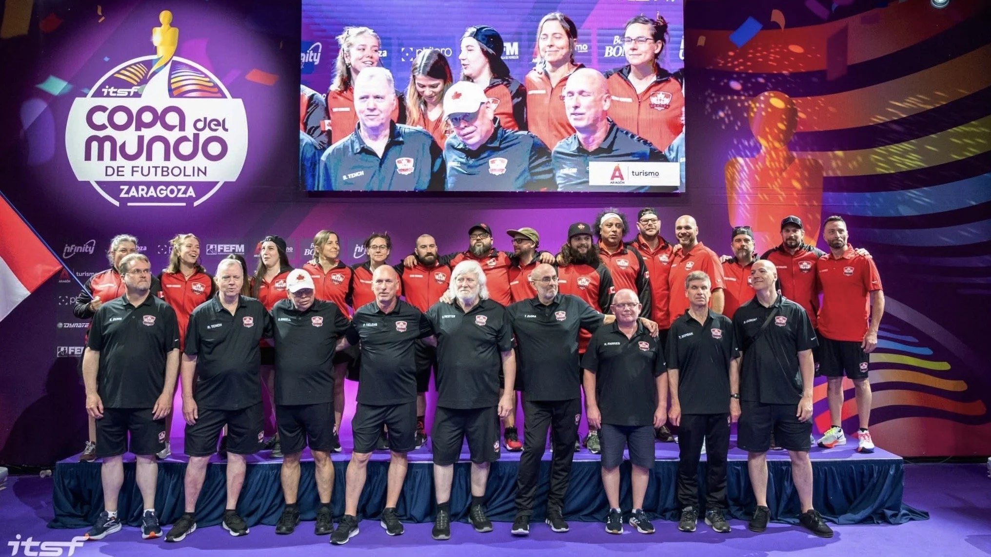 Team Canada in the opening ceremony!