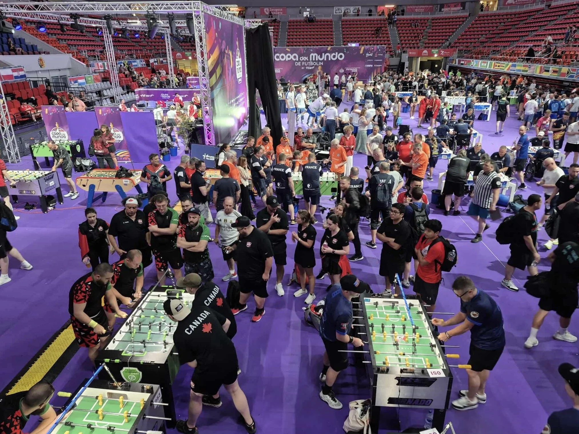 The main tournament room