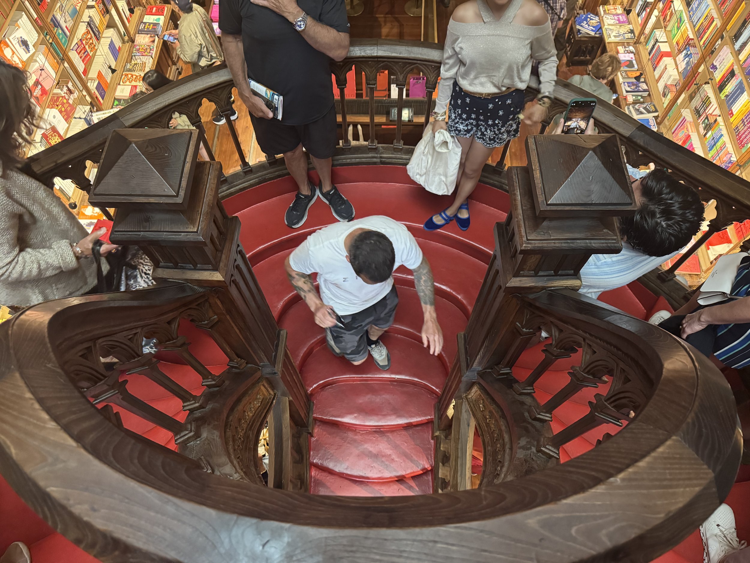 Staircase from above