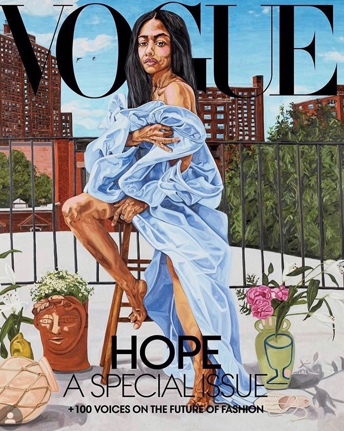 Congratulations @aurorajames on your @voguemagazine cover &amp; all the amazing things you&rsquo;re doing in addition to @brothervellies especially founding the @15percentpledge which is encouraging major retail brands to dedicate 15% of their shelf 