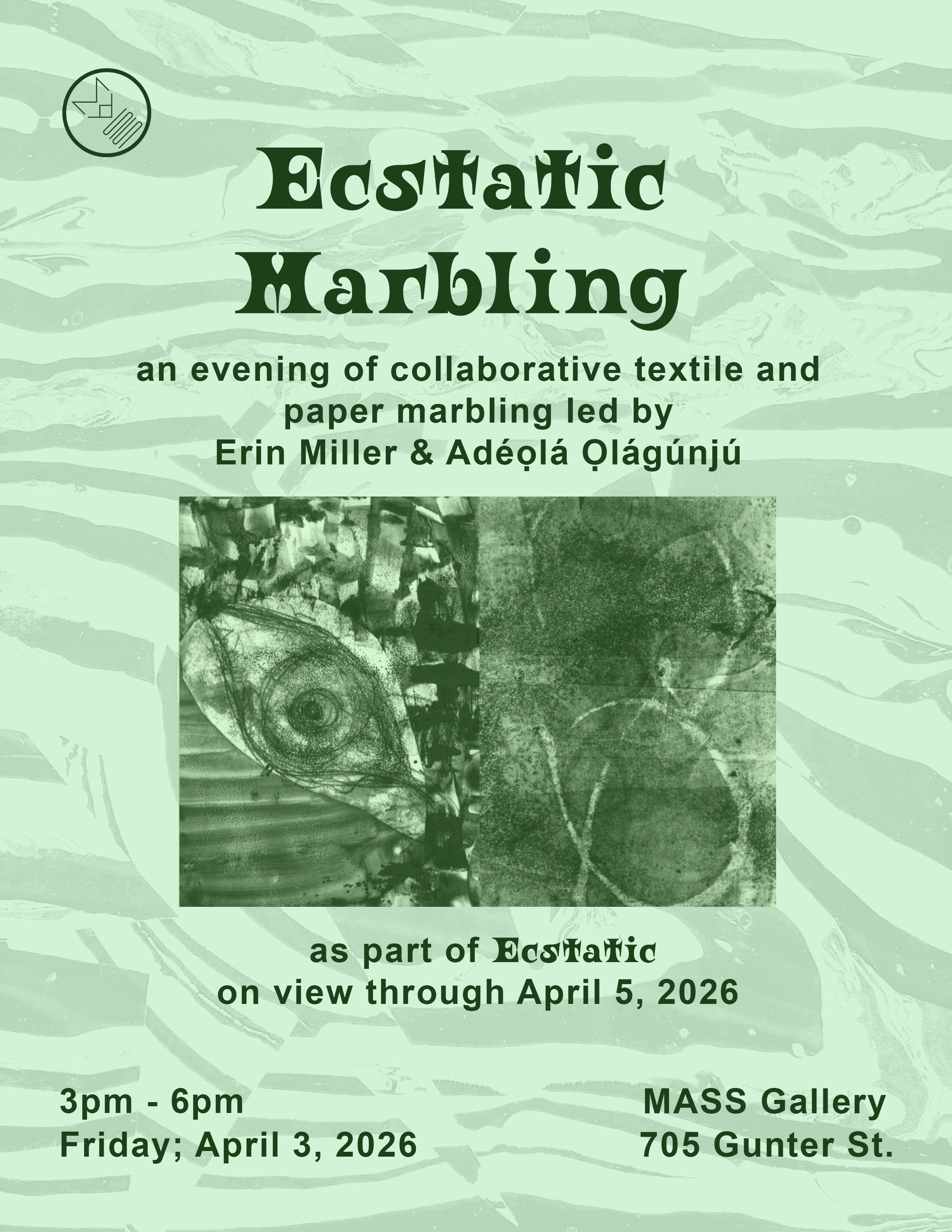 Ecstatic Marbling with Erin Miller and Adéọlá Ọlágúnjú