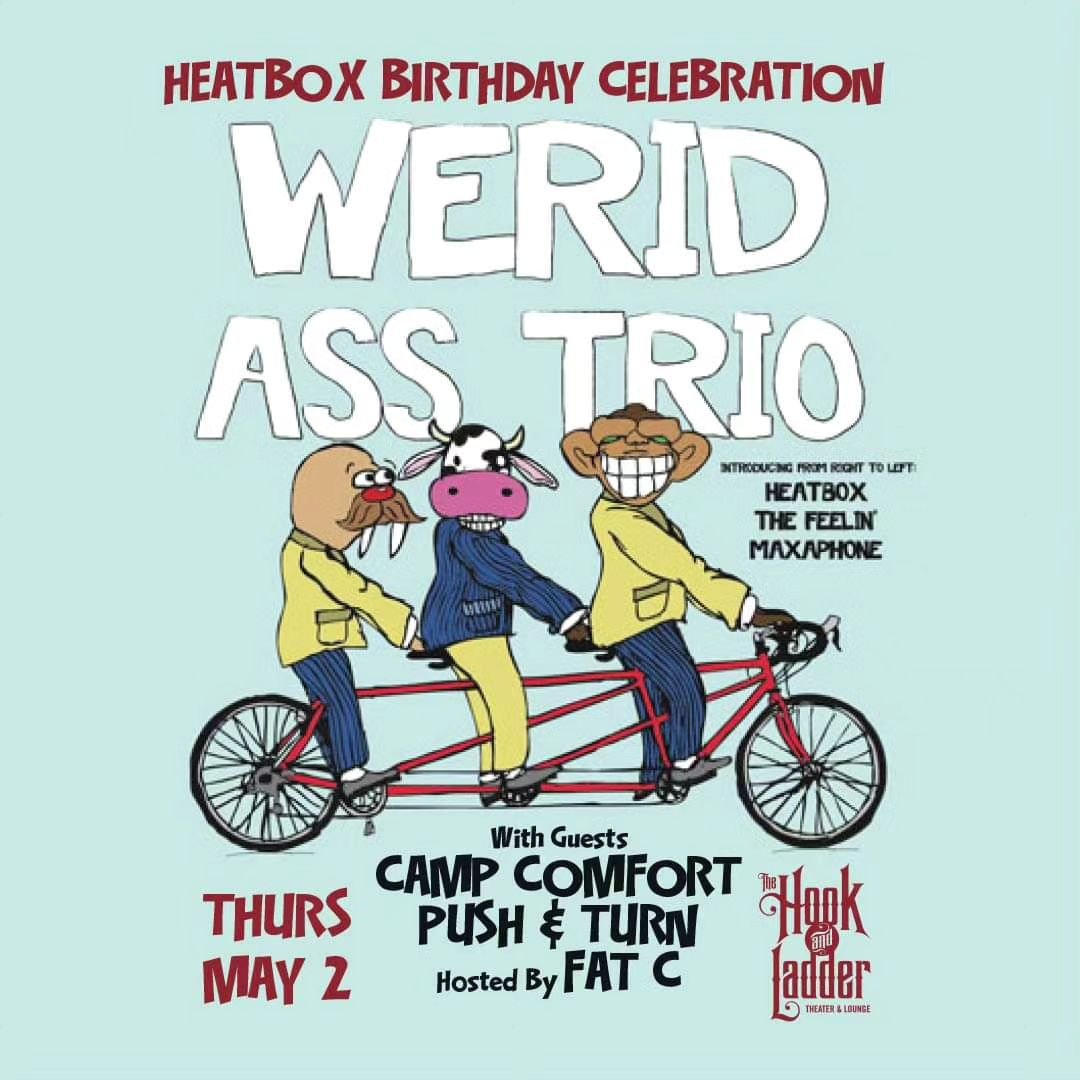 We are coming at you Minneapolis! Thursday, May 2nd at the @thehookmpls with @heatboxllc @themaxaphone and The Feelin' @thefeelin doors at 7pm! It's heatbox's birthday, so you better go!

Tickets $12 early, $15 advance, $20 DOS
.
.
.
.
.
.
.
#livemus