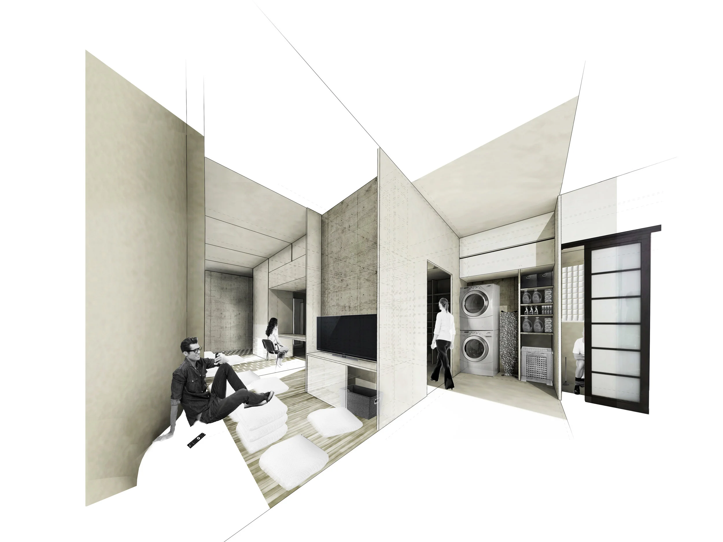  Interior Rendering 