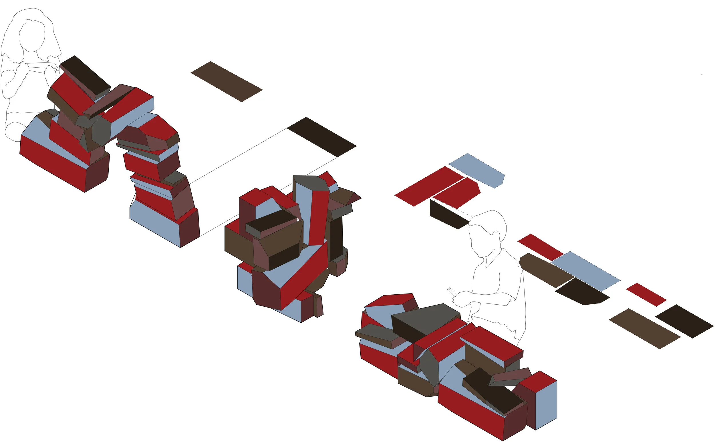  Diagram showing play progressing from provided plans 