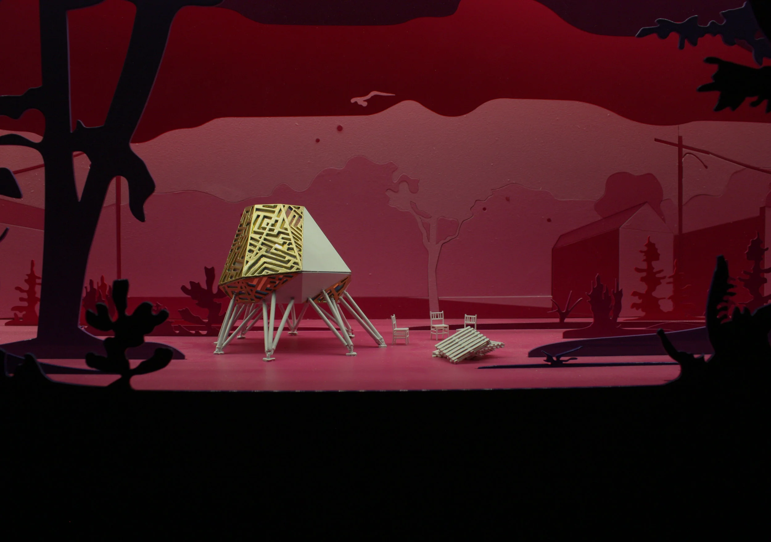  Detail showing Mothership 