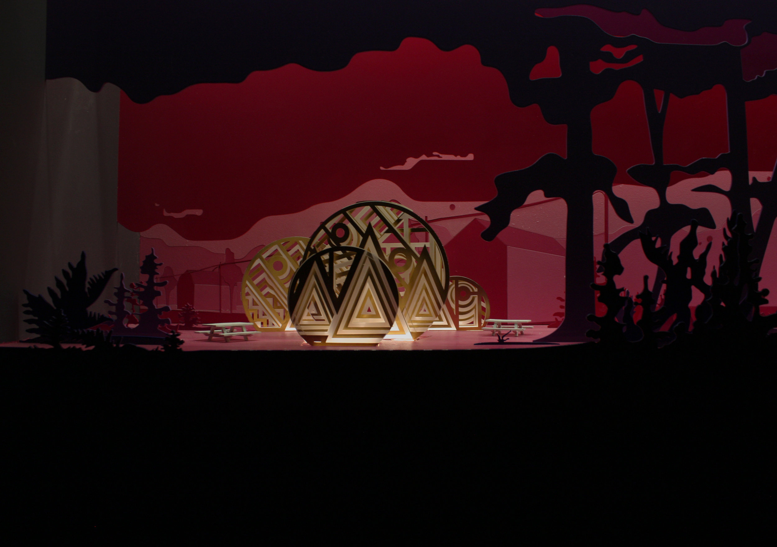  Detail showing the Funkestra Stage 