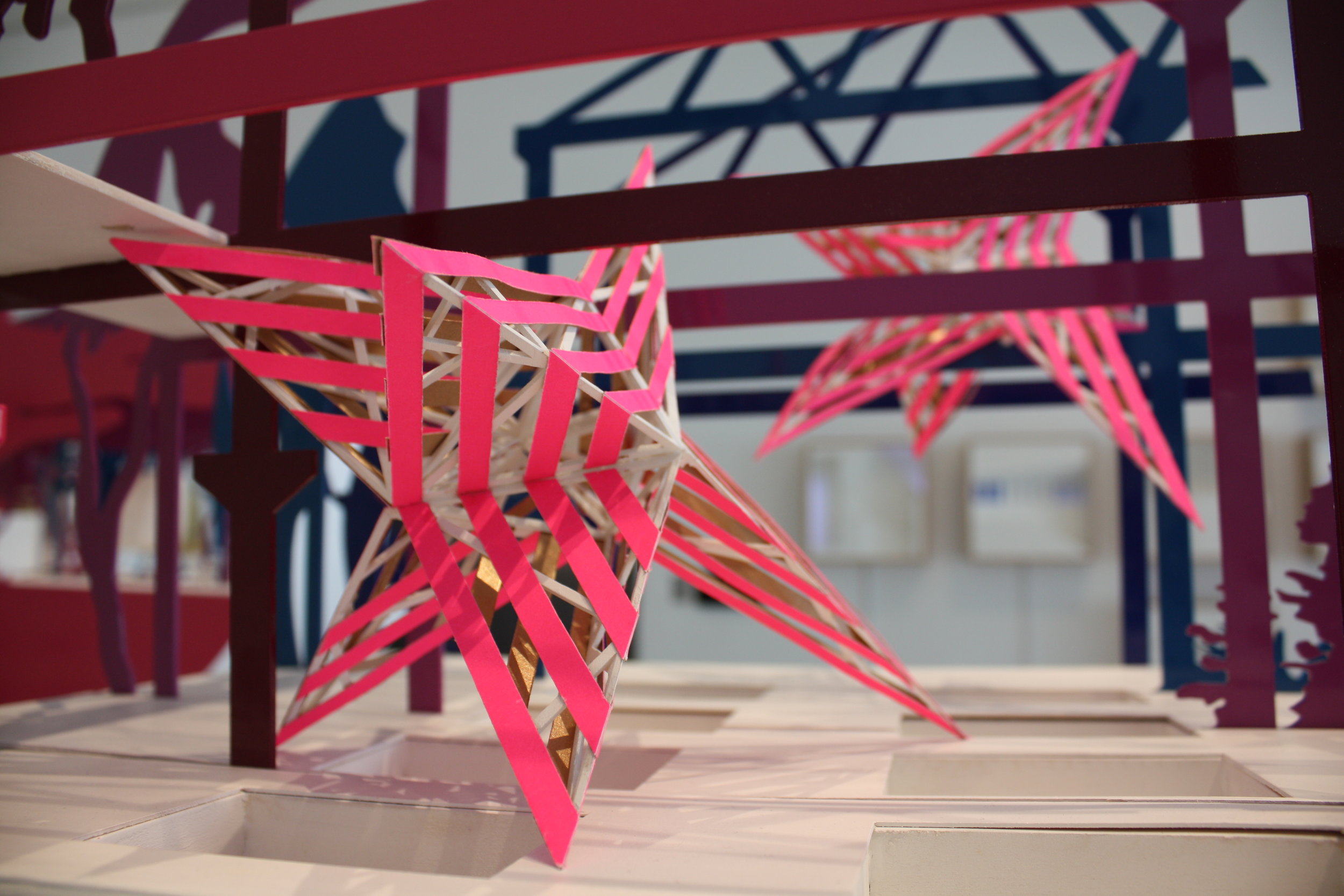  Detail of “Pop it up” model 