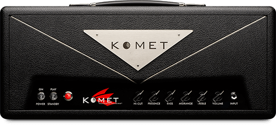 Komet Concorde This is the highly anticipated post production model of the Limited Edition 50 Watt amplifier. The Concorde incorporates the exact electronic features, components and circuit of the Limited Edition. Our newly fashioned head box cosmetically separates the Concorde from its predecessor. Traditional Trainwreck principles are followed in the design and construction.