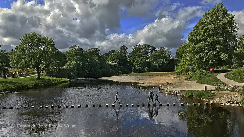 Stepping Stones on the River Wharfe — Phyllis Wrenn