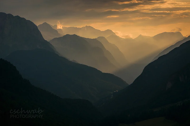 Old Castle in the Alps — Claudia Schwab