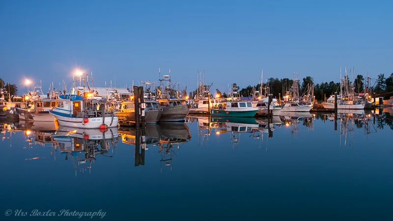 Evening Calm at Steveston Harbour — Urs Boxler