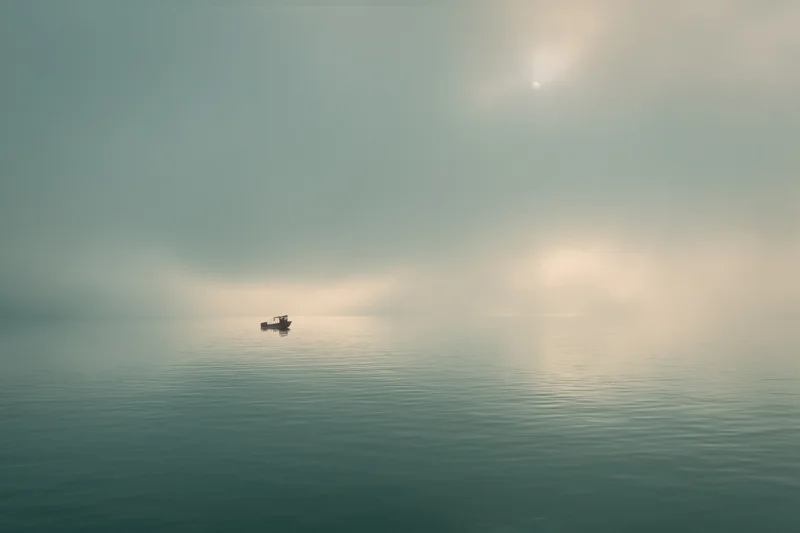 Foggy Morning on the Ocean — Raphael Yoon