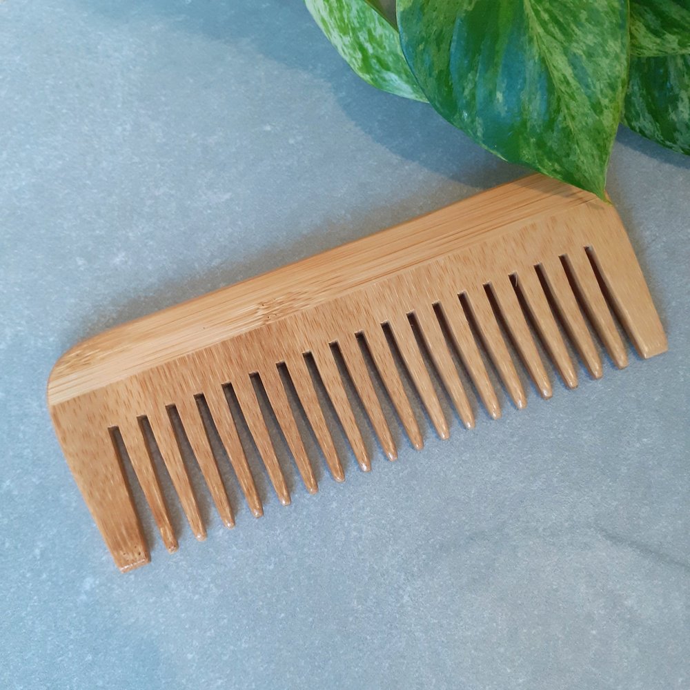 Bamboo Hair Comb — The Floral Fox