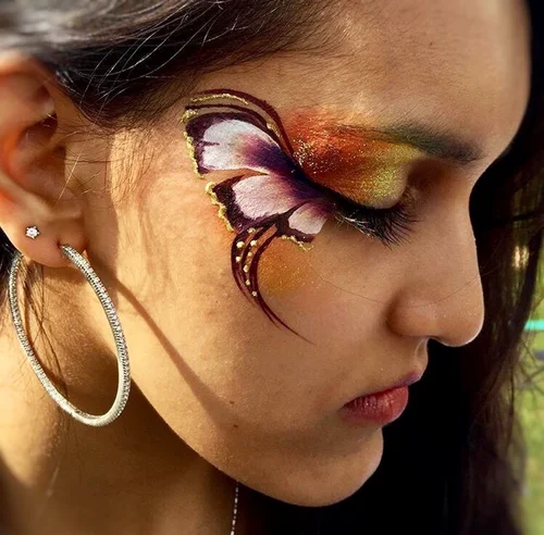 Eye Design Face Painting