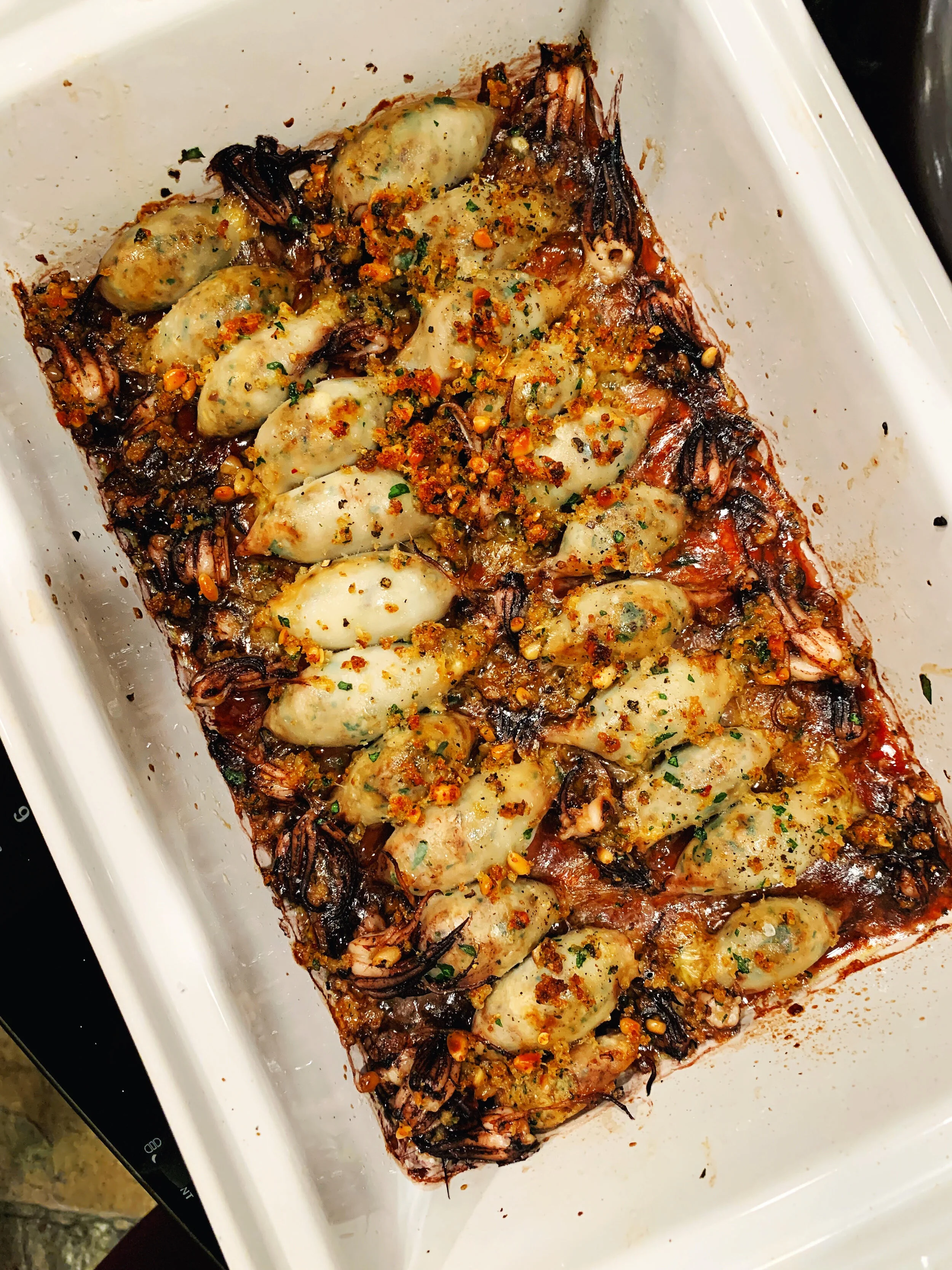 Calamari Ripieni (Stuffed Squid)