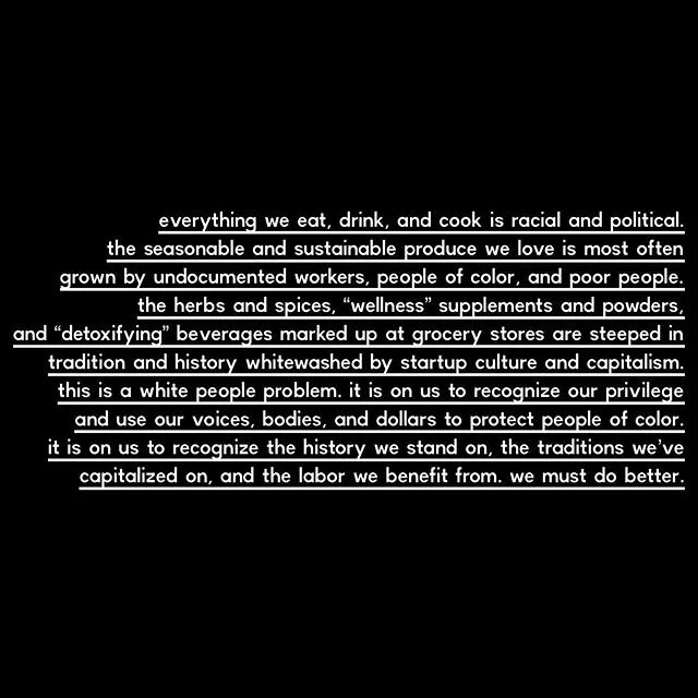 THIS 👏🏼👏🏼 I felt compelled to share on my small but mighty platform. no aspect of culture or society is exempt from this movement. let&rsquo;s do better! ❤️❤️❤️
\\
thank you to @cartercooks_ for the message and inspiration. #blacklivesmatter #blm