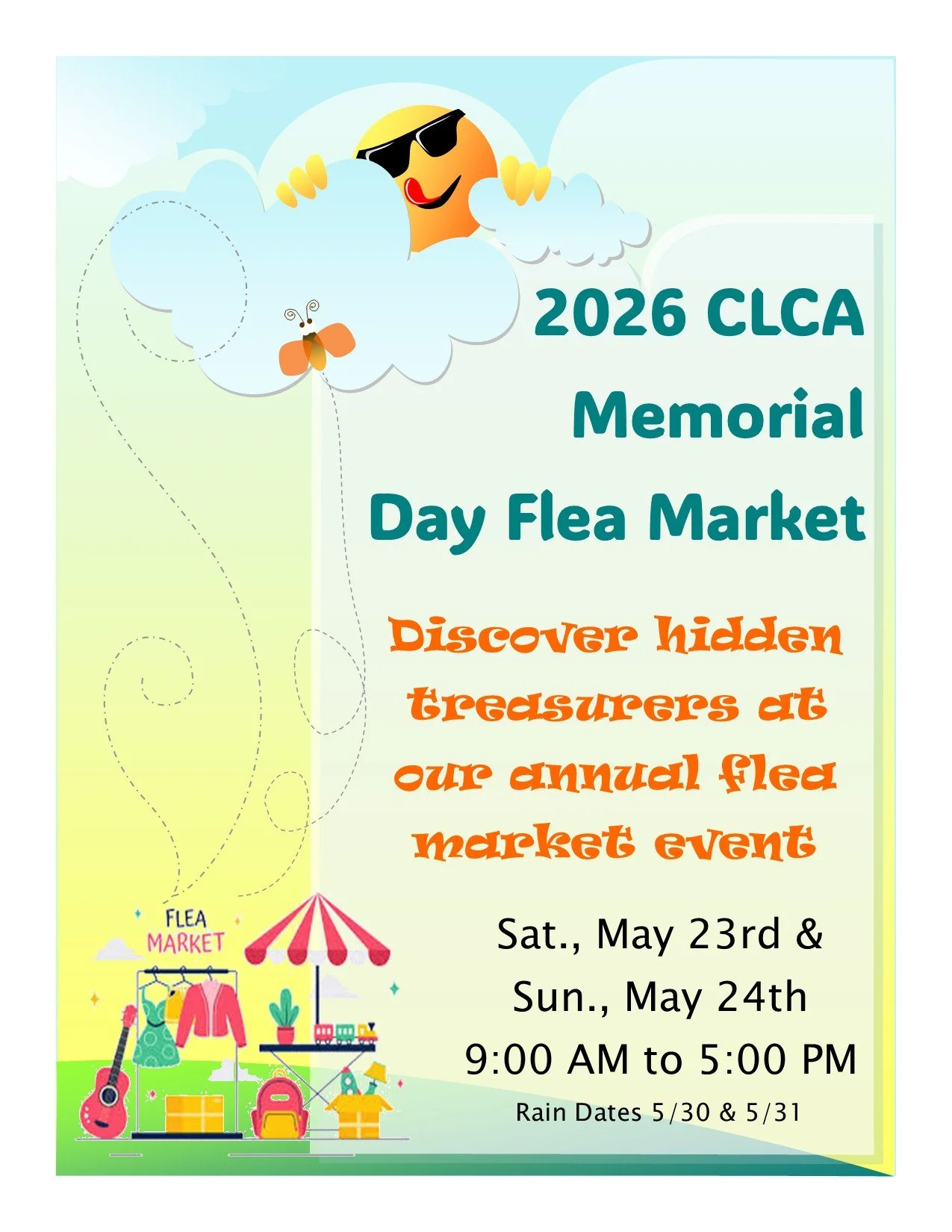 Memorial Day Flea Market Event