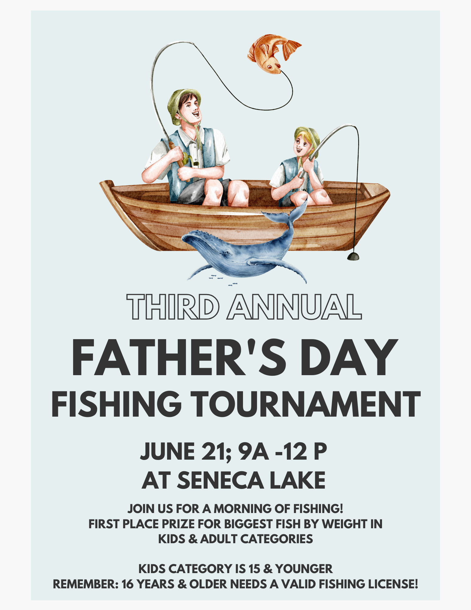 FATHER'S DAY FISHING TOURNAMENT