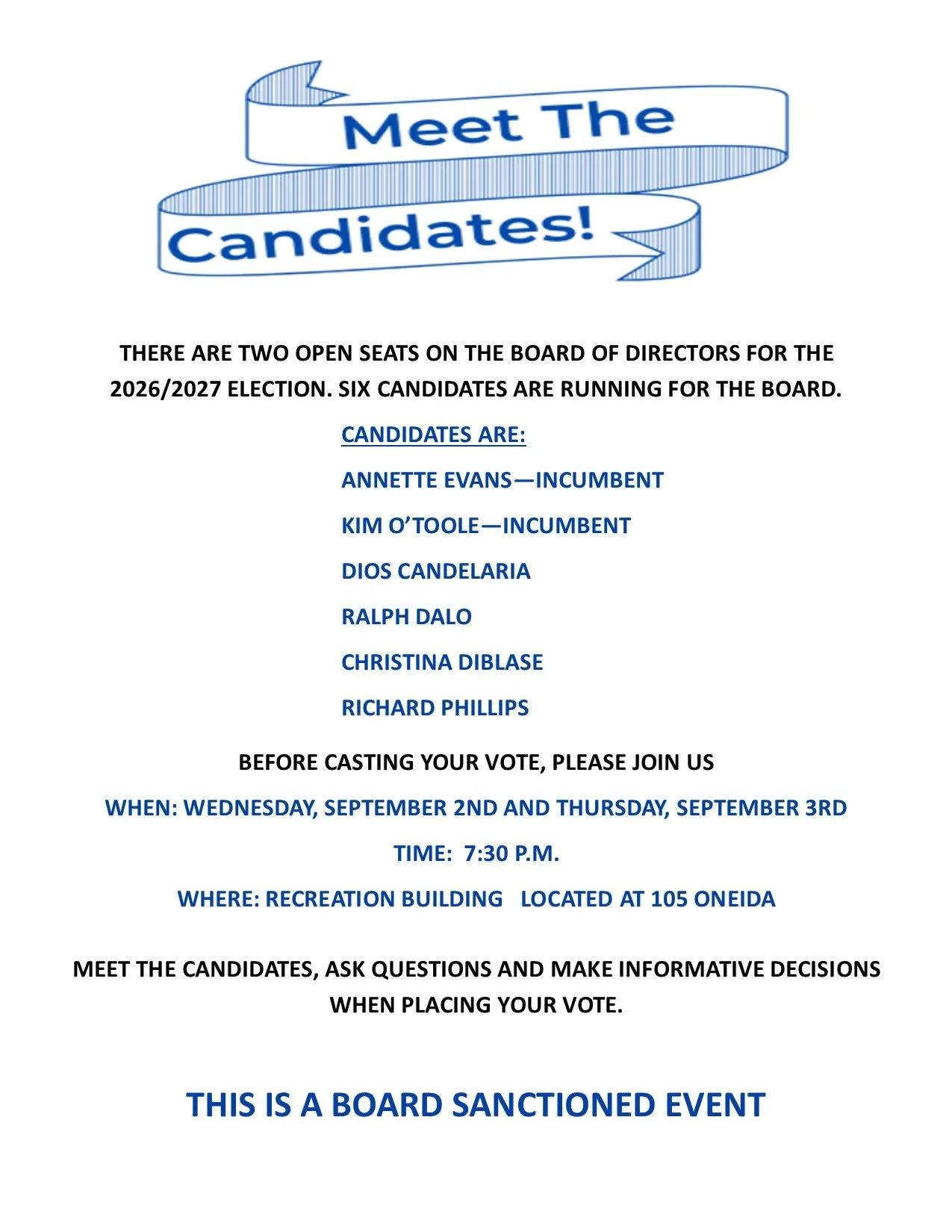 Meet the Candidates