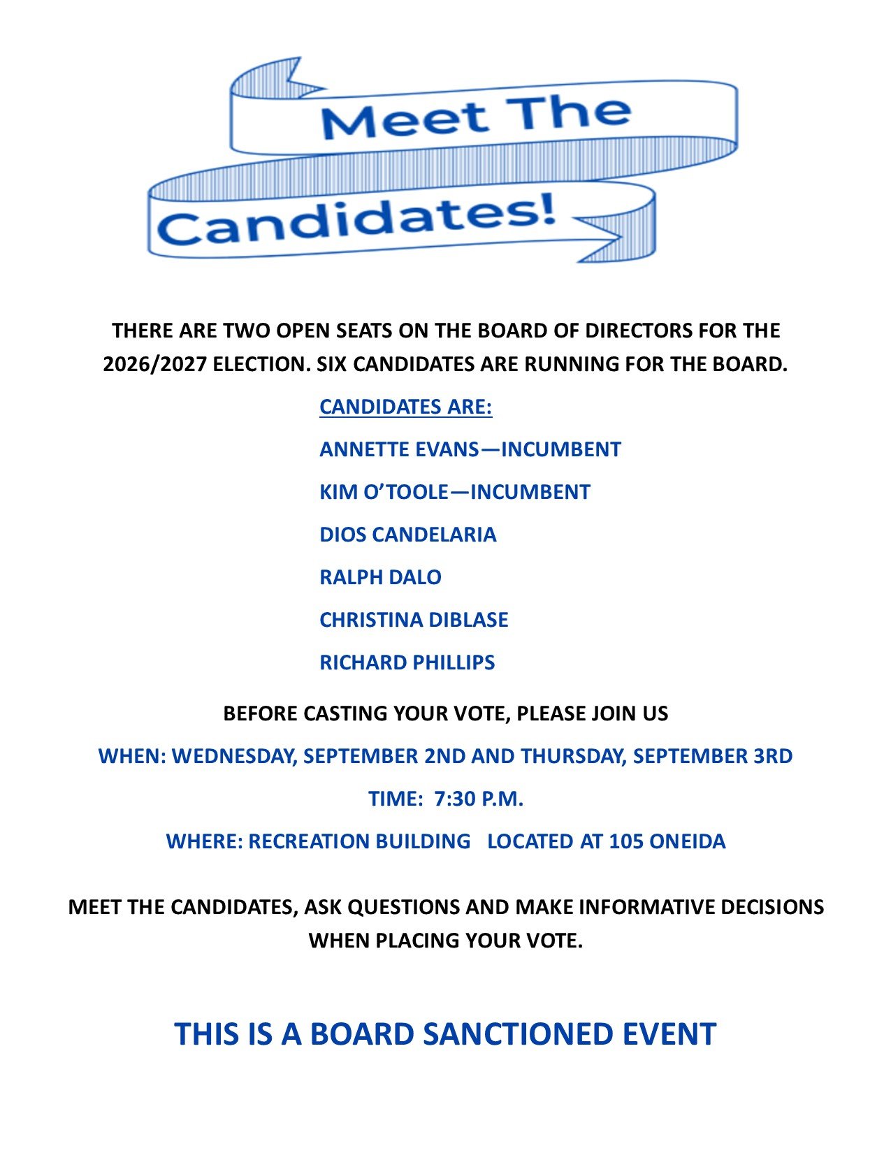 Meet the Candidates