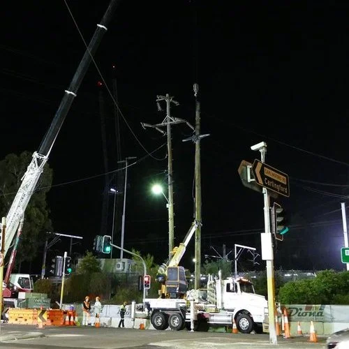 66kV Power Line Relocation, Epping