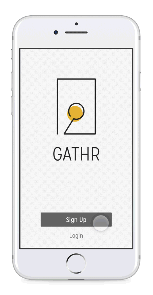 DISCOVER YOUR CITY You can learn about new events outside of your neighborhood through GATHR in both digital and physical environments.