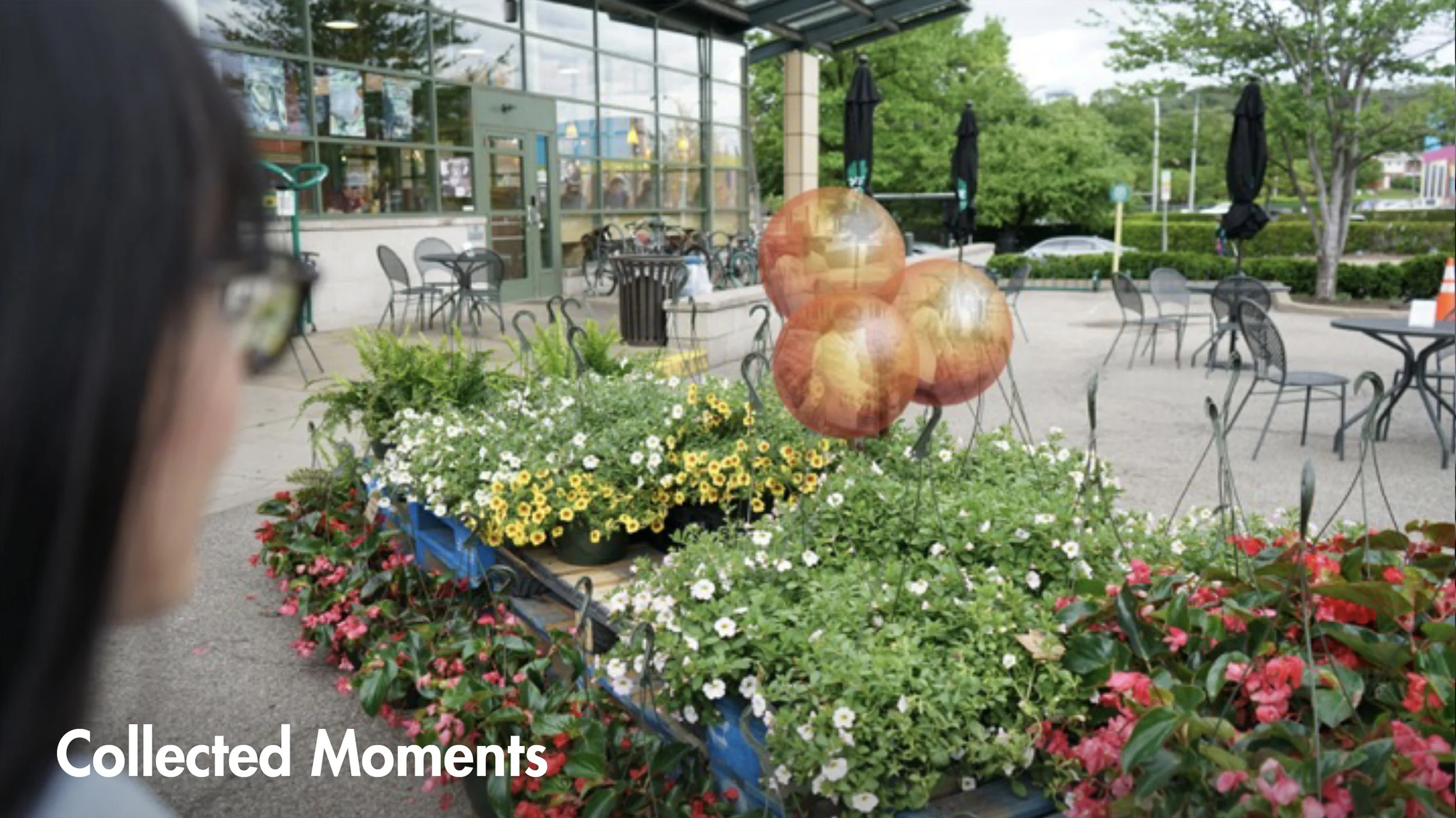 COLLECTED MOMENTS - If user captures a series of consecutive moments in a short period of time, Kioku will display them as one moment cluster, and attach them to relevant objects.