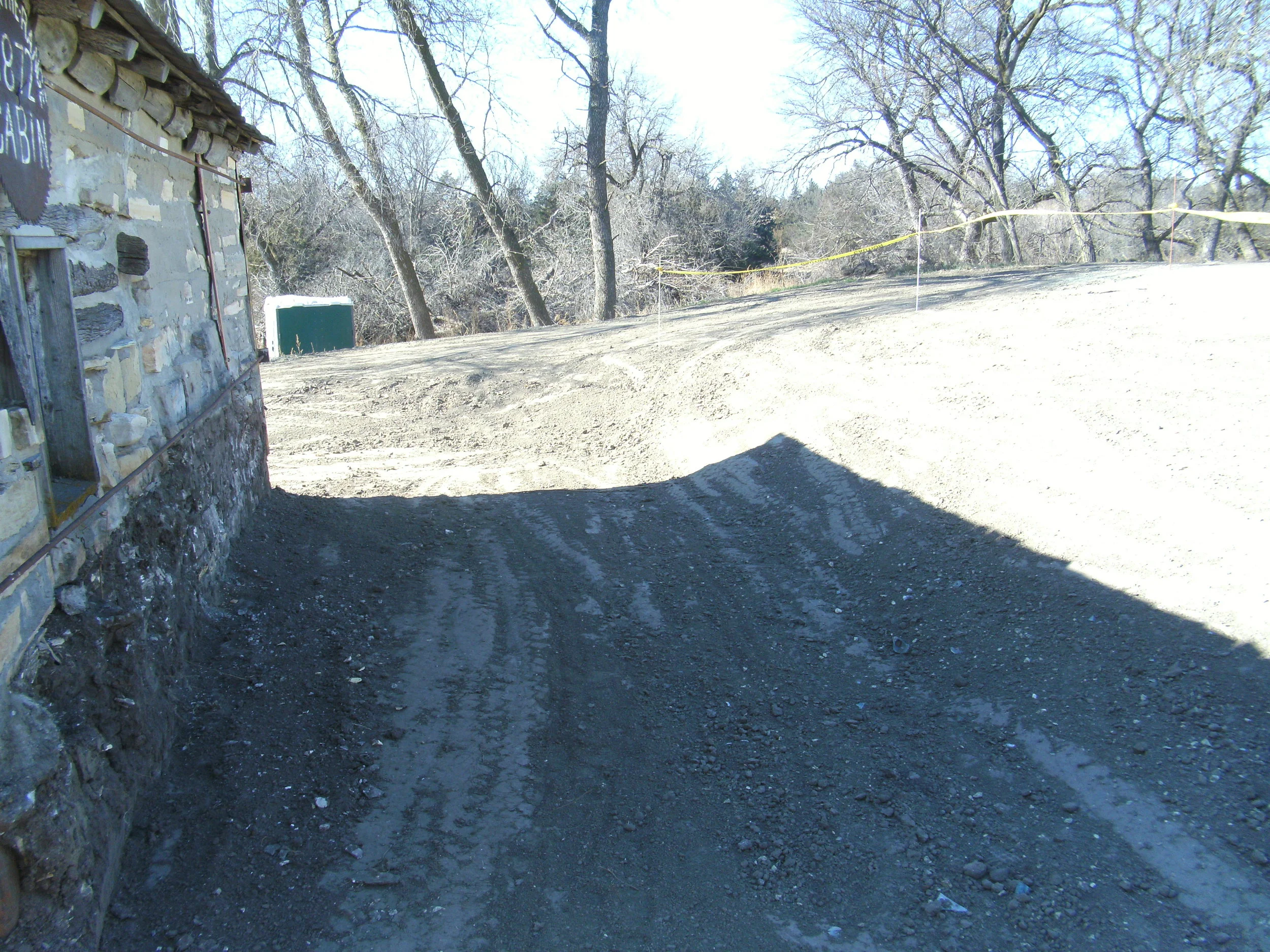 North Side Soil Buildup
