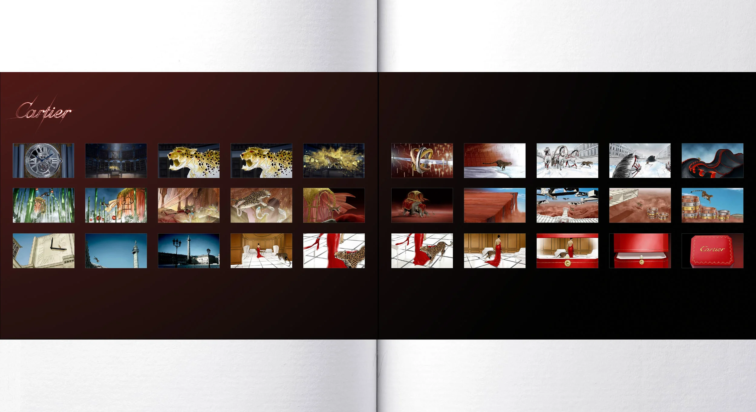 One of the original storyboard versions. 