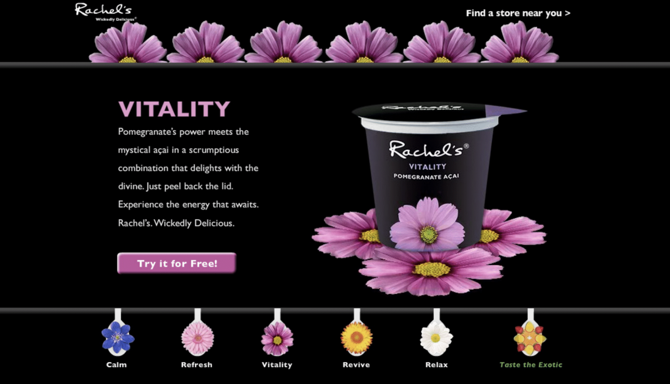 Rachel's Website JMX NY was the creative and production partner on the website.