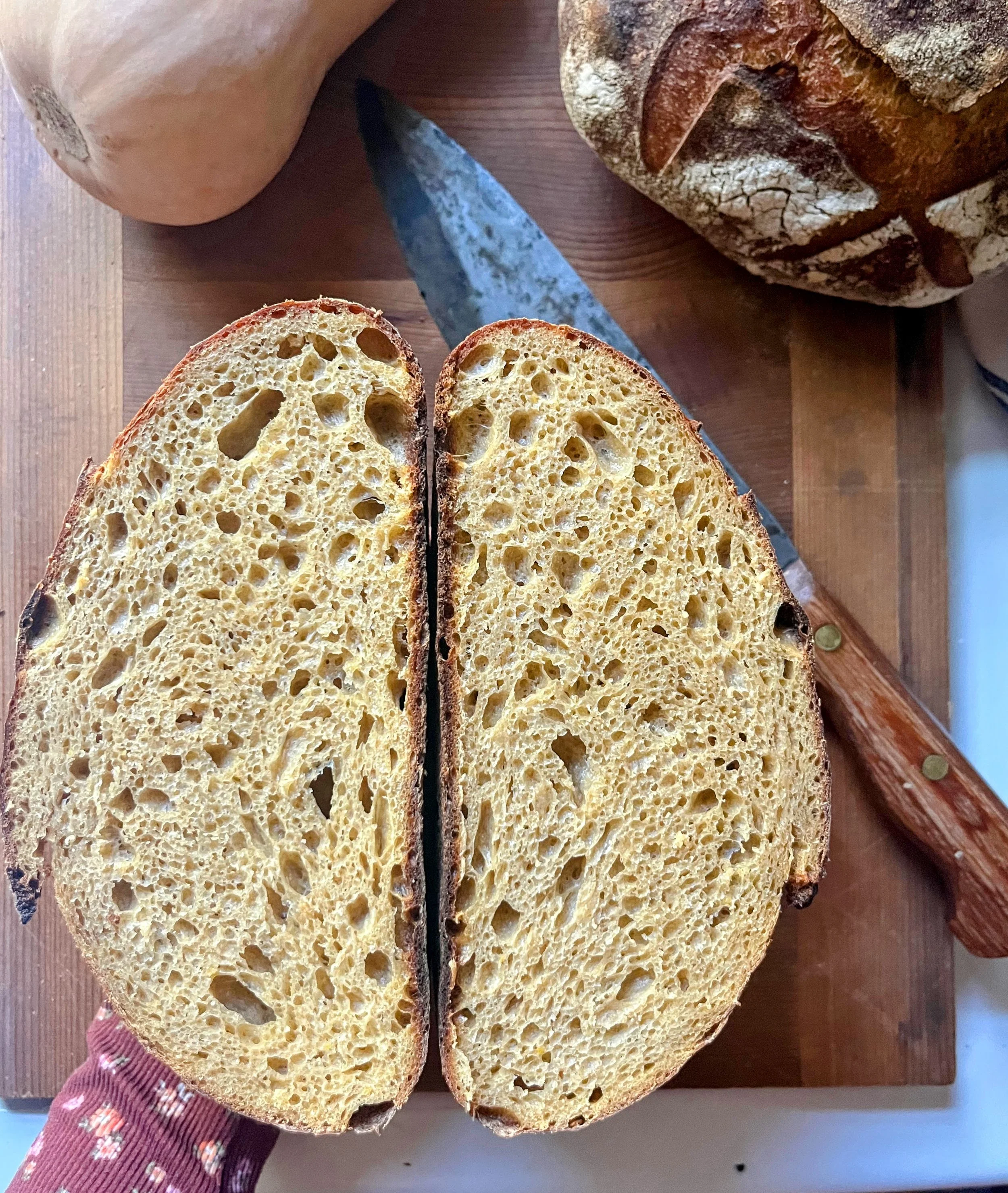 Harvest Squash Sourdough