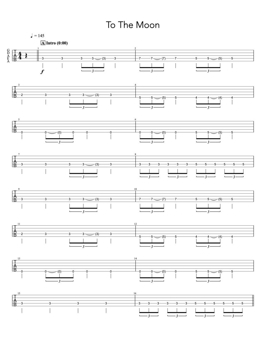 Svaghed Bounce åbenbaring Bass Transcription - Story I (Digital PDF + Guitar Pro Files) — Arch Echo