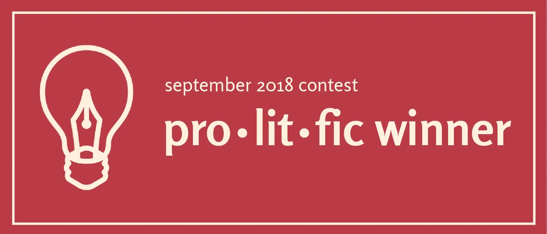 I won a small potatoes prize in 2018! Read at Prolitfic .