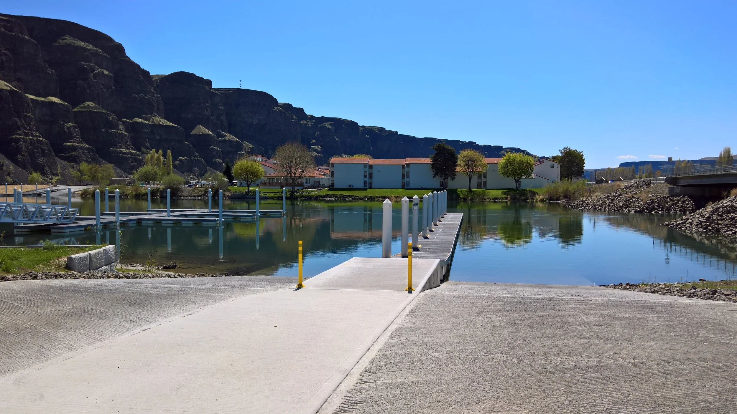 Off-island boat ramp