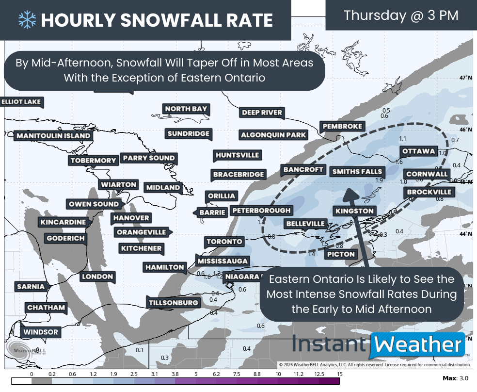 High-Impact Snowstorm to Disrupt Thursday Morning Commute for Toronto ...