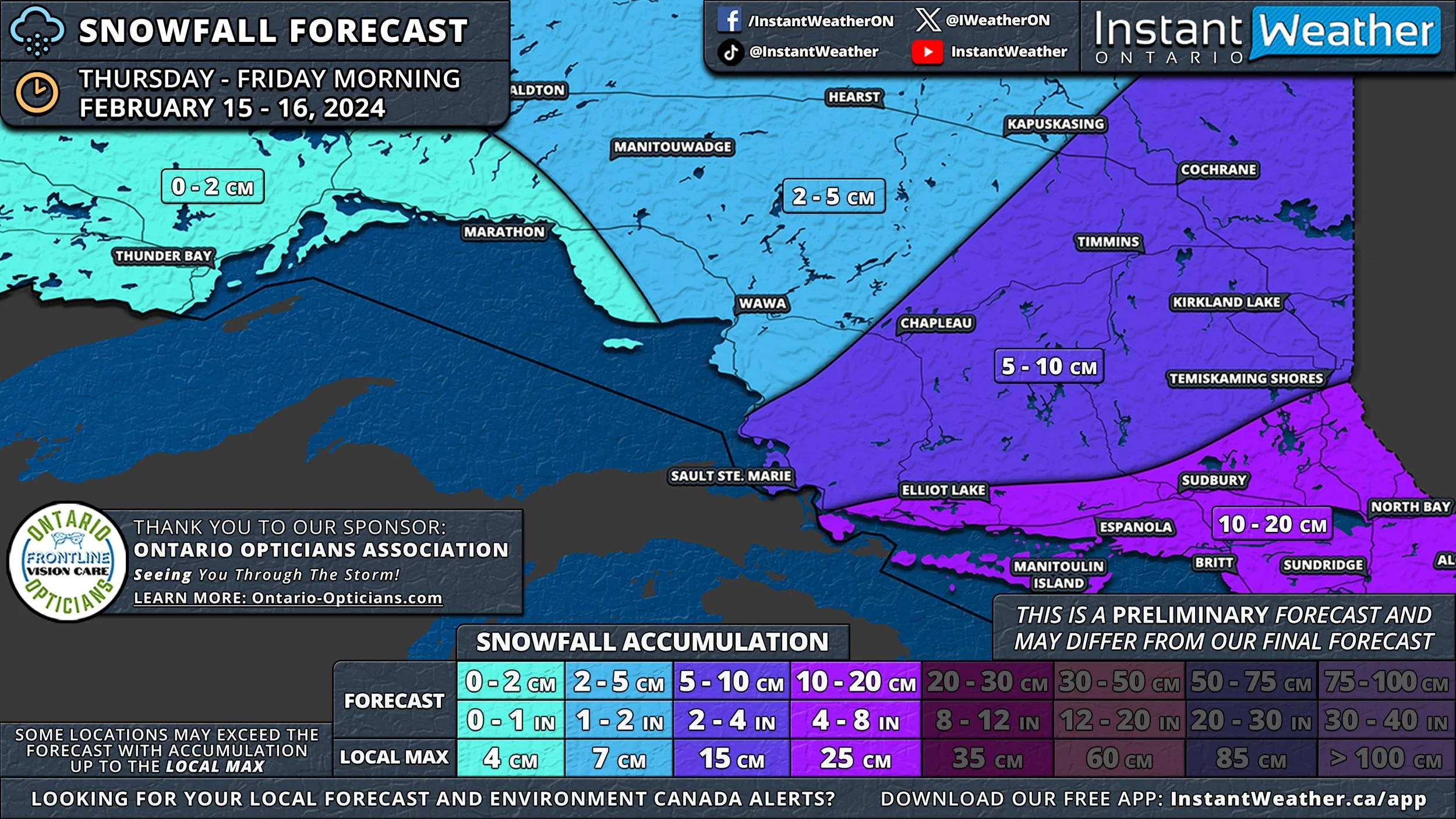 Say It Ain’t Snow! Winter Returns to Southern Ontario With Up to 10