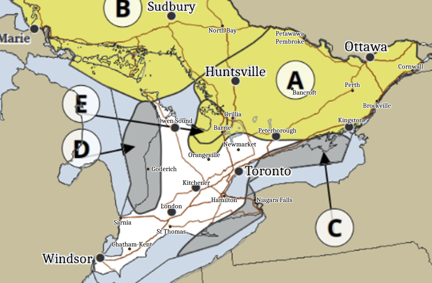 BREAKING: Environment Canada Forecasting Possible Significant Freezing Rain for Parts of Ontario