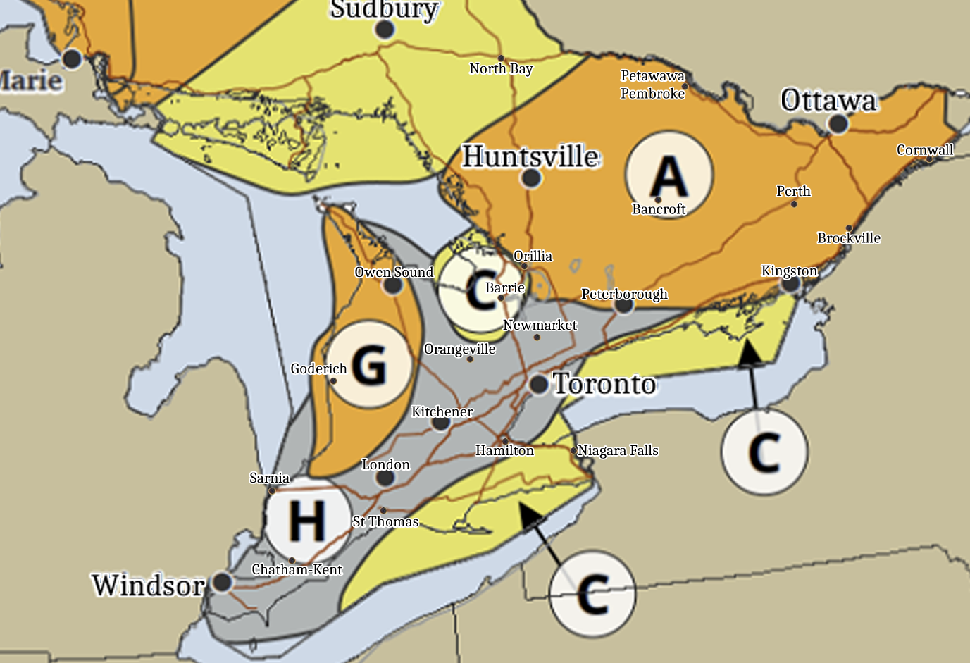 BREAKING: Major Winter Storm Expected for Ontario Beginning Sunday with Blizzard Conditions, Up to 50cm of Snow, 70-100km/h Winds, Flash Freezing, and 10-20mm of Freezing Rain