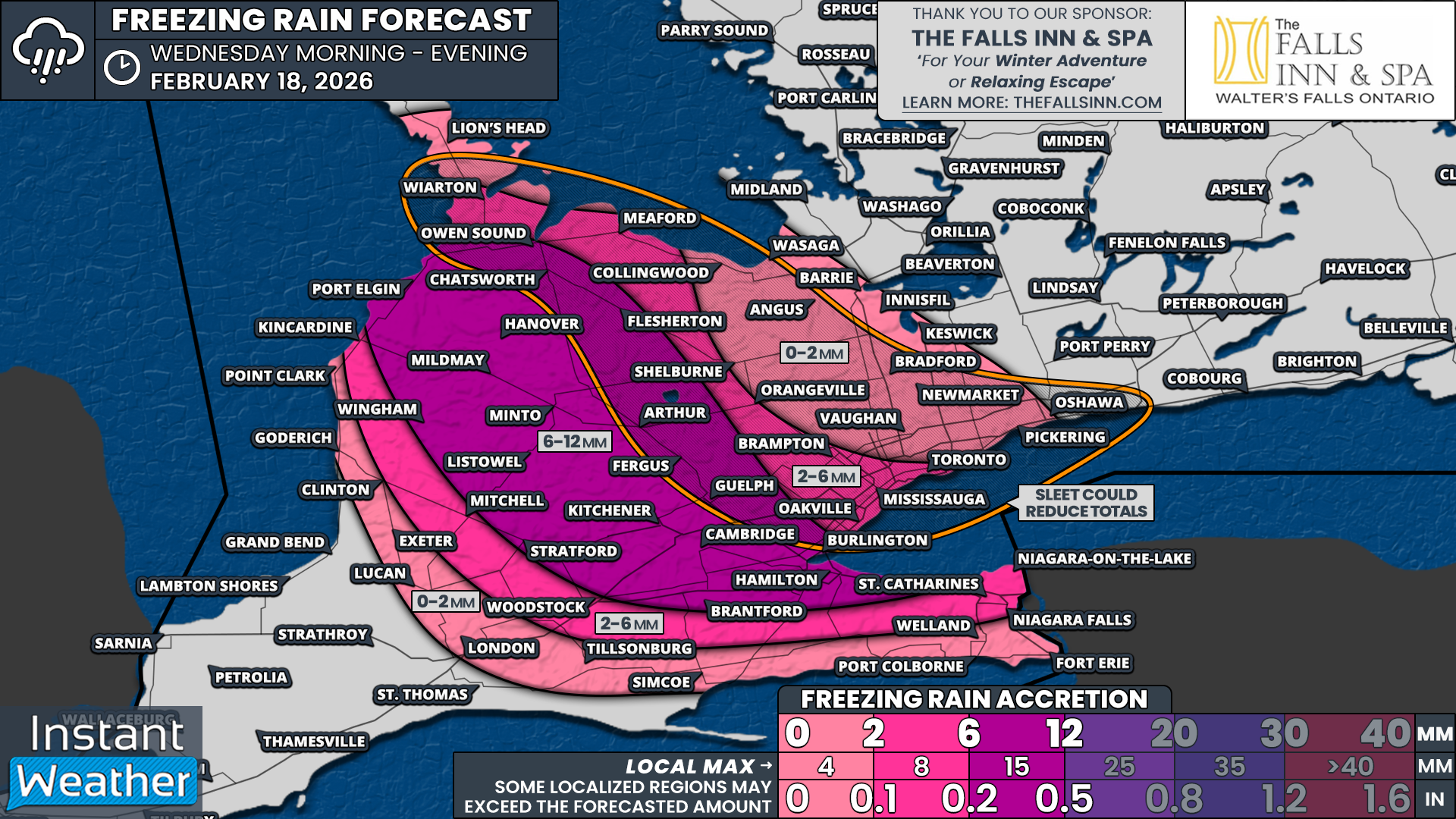 Ice Storm Threat for Hamilton and Kitchener as Toronto and Barrie Face Snow and Icy Blast on Wednesday