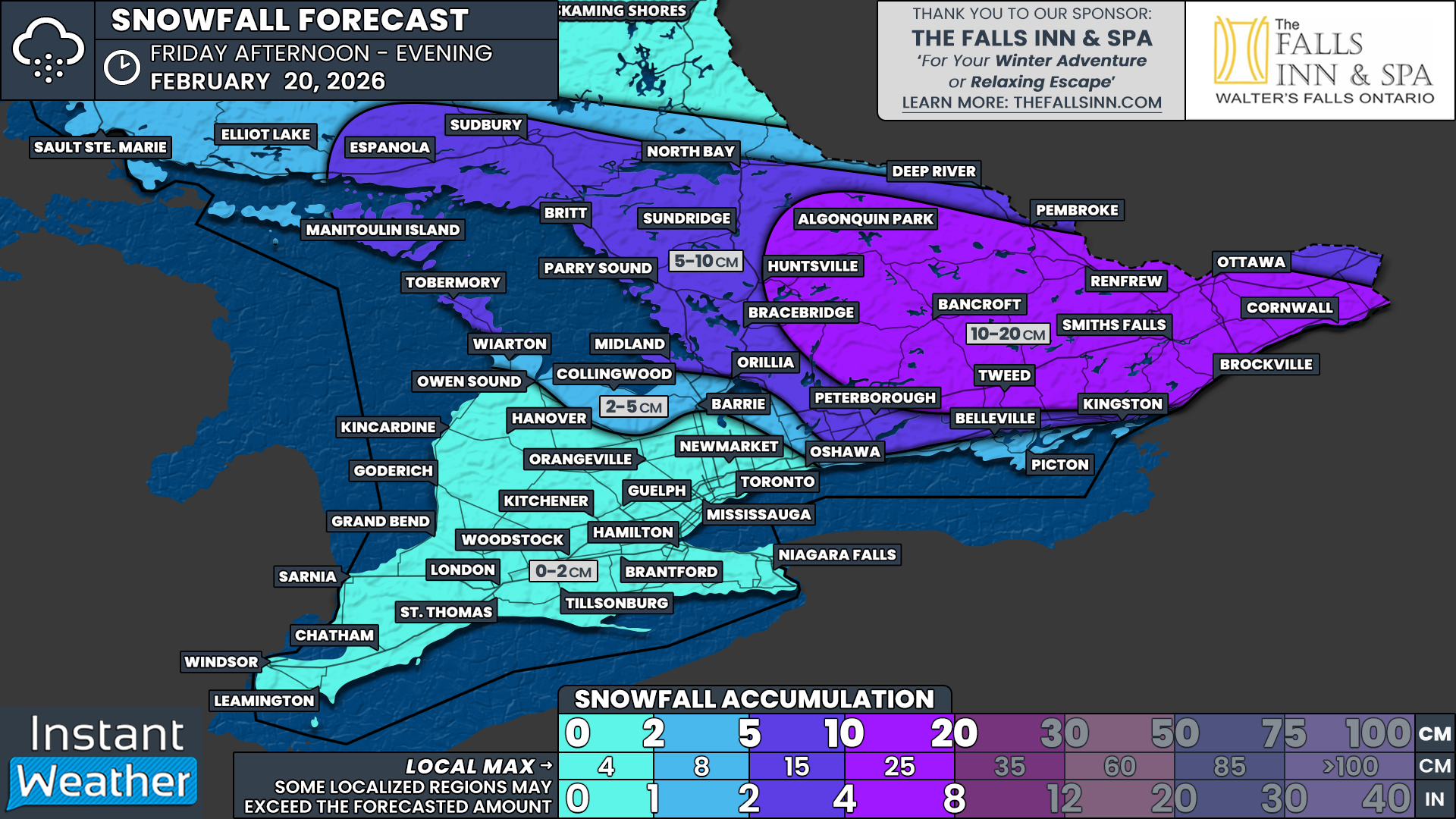 Up to 20cm of Heavy Snow to Slam Ottawa, Central and Eastern Ontario Friday as Evening Commute Faces Travel Headaches