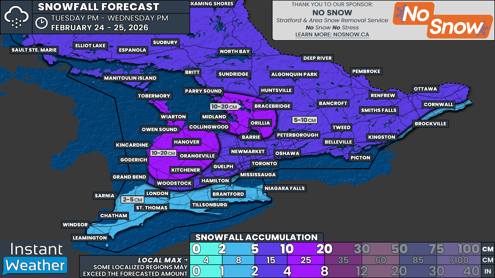 Poorly Timed Alberta Clipper to Bring Up to 10-20cm of Snow to Southern Ontario Ahead of Wednesday Morning Commute