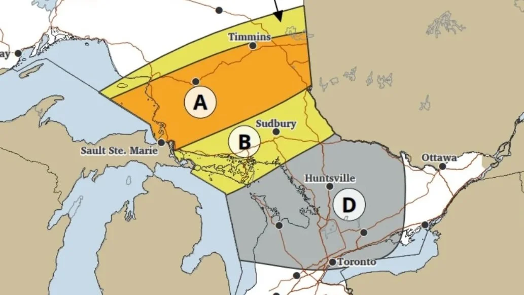 Environment Canada Forecasting Major Storm in Ontario With Heavy Snow, Freezing Rain, Rain, and Damaging Winds From Sunday Through Tuesday