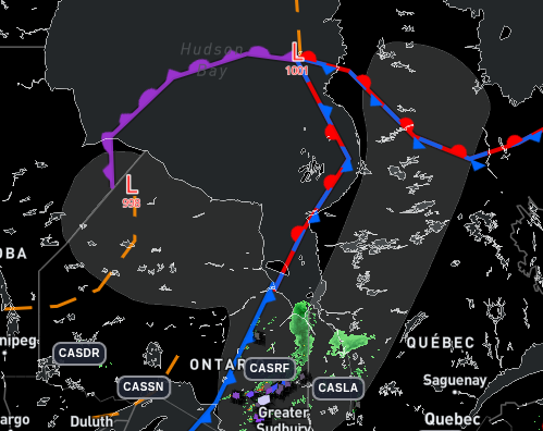 Understanding Weather Fronts in IW Pro