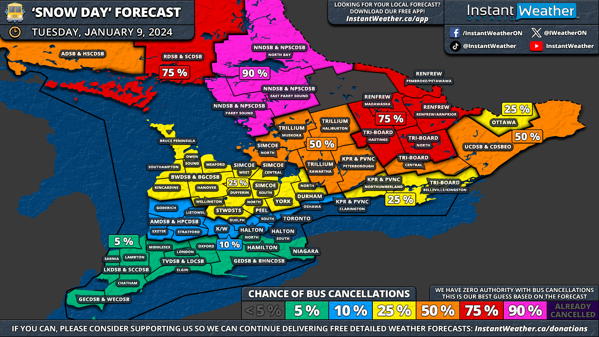 ‘Winter Storm Day’ Forecast Looming Winter Storm Threat Could Cancel