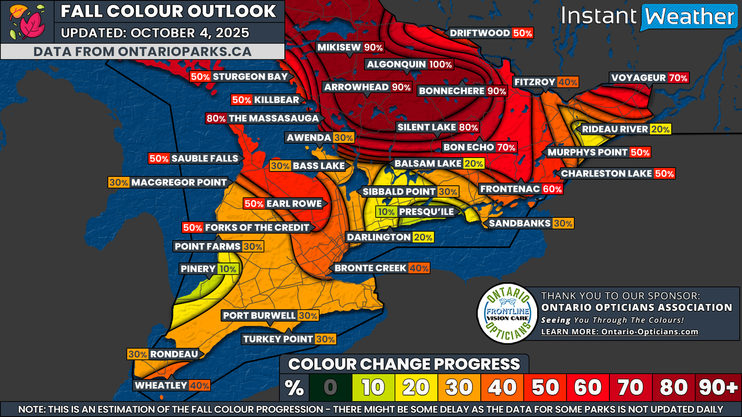 Fall Colours Reaching Their Peak Just in Time for Thanksgiving Weekend ...