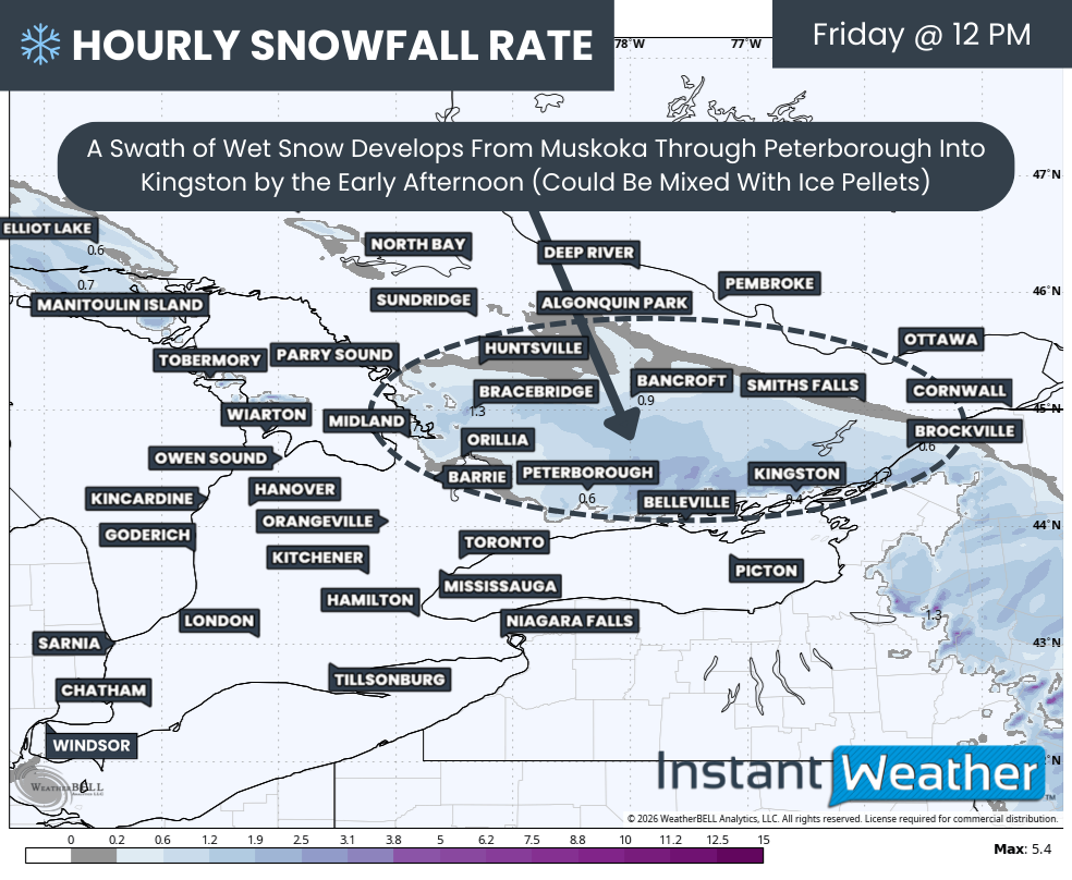 Up to 20cm of Heavy Snow to Slam Ottawa, Central and Eastern Ontario ...
