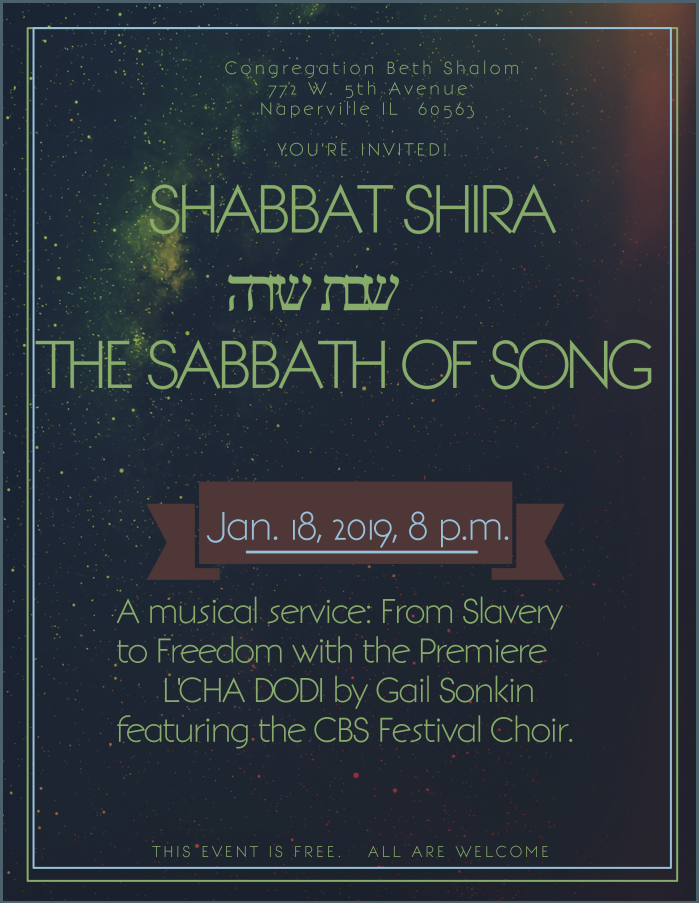Shabbat Shira at Congregation Beth Shalom